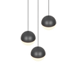 Lámpara de techo colgante Trio Senta LED antracita 3000K 150cm R33553342