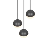 Lámpara de techo colgante Trio Senta LED antracita 3000K 150cm R33553342