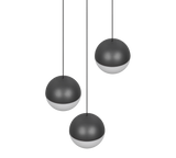 Lámpara de techo colgante Trio Senta LED antracita 3000K 150cm R33553342