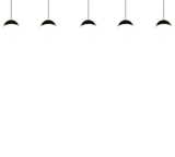 Lámpara de techo colgante Trio Senta LED cromo 4000K 150cm R33555106