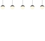 Lámpara de techo colgante Trio Senta LED antracita 3000K 150cm R33555142