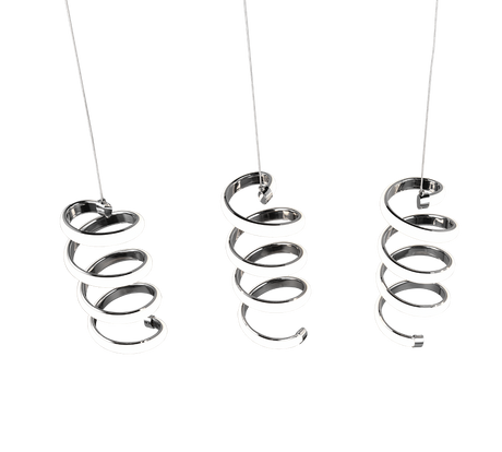 Lámpara de techo colgante Trio Laola LED cromo 4000K 150cm R34183106