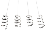 Lámpara de techo colgante Trio Laola LED cromo 4000K 150cm R34184106
