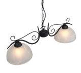 Lámpara de techo colgante Trio Country LED rusty 2700K 150cm R3432-24