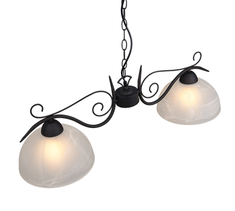 Lámpara de techo colgante Trio Country LED rusty 2700K 150cm R3432-24