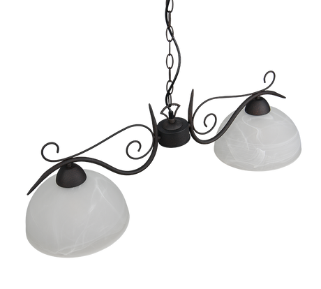 Lámpara de techo colgante Trio Country LED rusty 2700K 150cm R3432-24
