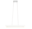Lámpara de techo colgante Trio Camino LED blanco mate 4000K 150cm R35771131