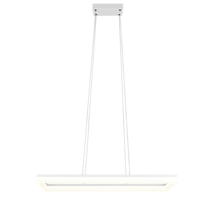 Lámpara de techo colgante Trio Camino LED blanco mate 4000K 150cm R35771131