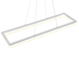 Lámpara de techo colgante Trio Camino LED blanco mate 4000K 150cm R35771131
