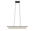 Lámpara de techo colgante Trio Camino LED negro mate 3000K 150cm R35771132