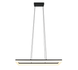 Lámpara de techo colgante Trio Camino LED negro mate 3000K 150cm R35771132