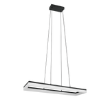 Lámpara de techo colgante Trio Camino LED negro mate 3000K 150cm R35771132