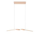 Lámpara de techo colgante Trio Ginko LED sand 3000K 150cm R35791166