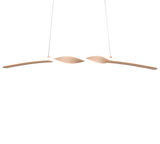 Lámpara de techo colgante Trio Ginko LED sand 3000K 150cm R35791166