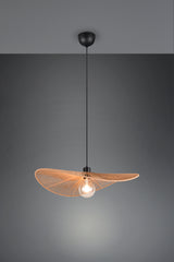 Lámpara de techo colgante Trio Laurine LED negro mate 2700K 150cm R36161026