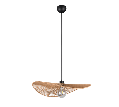Lámpara de techo colgante Trio Laurine LED negro mate 2700K 150cm R36161026