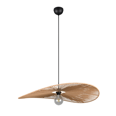 Lámpara de techo colgante Trio Laurine LED negro mate 2700K 150cm R36161926