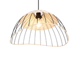 Lámpara de techo colgante Trio Sandrine LED negro mate 2700K 150cm R36211032