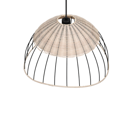 Lámpara de techo colgante Trio Sandrine LED negro mate 2700K 150cm R36211032
