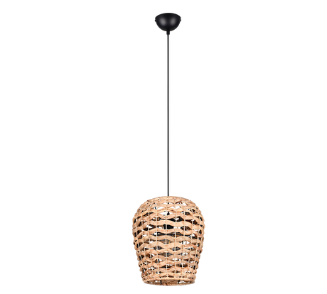 Lámpara de techo colgante Trio Jean LED negro mate 2700K 150cm R36221036