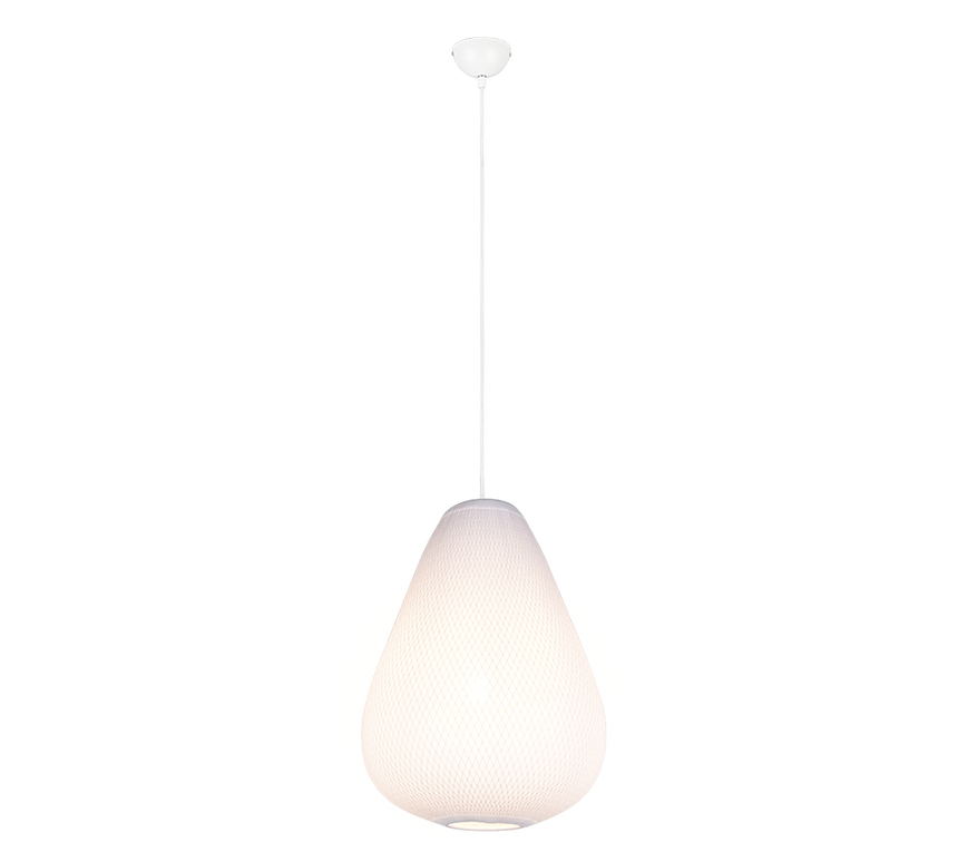 Lámpara de techo colgante Trio Janine blanco 150cm R36241001