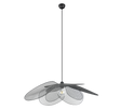 Lámpara de techo colgante Trio Fleure LED negro mate 2700K 150cm R36291032