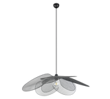 Lámpara de techo colgante Trio Fleure LED negro mate 2700K 150cm R36291032