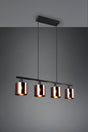 Lámpara de techo colgante Trio Jason LED bronzefarbig 2700K 150cm R36304064
