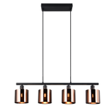 Lámpara de techo colgante Trio Jason LED bronzefarbig 2700K 150cm R36304064