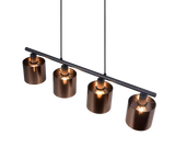 Lámpara de techo colgante Trio Jason LED bronzefarbig 2700K 150cm R36304064