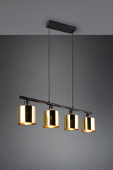Lámpara de techo colgante Trio Jason LED gold-colored 2700K 150cm R36304079