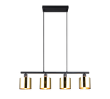 Lámpara de techo colgante Trio Jason LED gold-colored 2700K 150cm R36304079