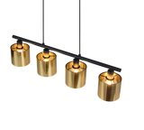 Lámpara de techo colgante Trio Jason LED gold-colored 2700K 150cm R36304079