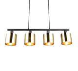 Lámpara de techo colgante Trio Jason LED gold-colored 2700K 150cm R36304079