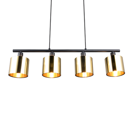 Lámpara de techo colgante Trio Jason LED gold-colored 2700K 150cm R36304079