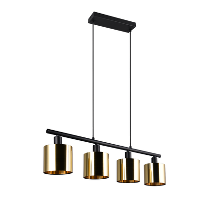 Lámpara de techo colgante Trio Jason LED gold-colored 2700K 150cm R36304079