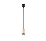 Lámpara de techo colgante Trio Nara LED madera 3000K 150cm R36311030