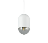 Lámpara de techo colgante Trio Nara LED blanco mate 2700K 150cm R36311031