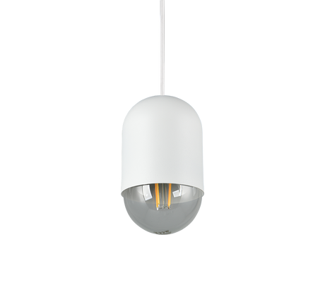 Lámpara de techo colgante Trio Nara LED blanco mate 2700K 150cm R36311031