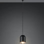 Lámpara de techo colgante Trio Nara negro mate 150cm R36311032