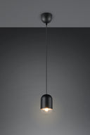 Lámpara de techo colgante Trio Nara negro mate 150cm R36311032