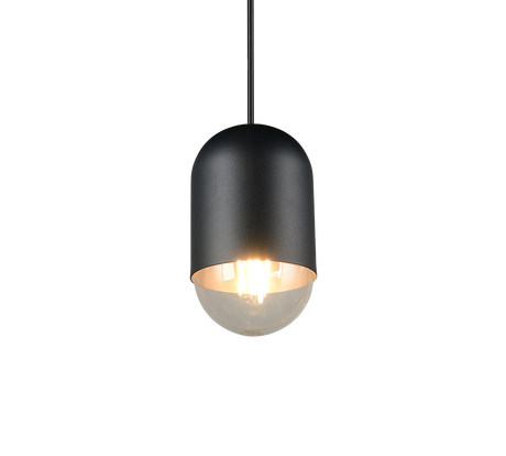 Lámpara de techo colgante Trio Nara LED negro mate 2700K 150cm R36311032