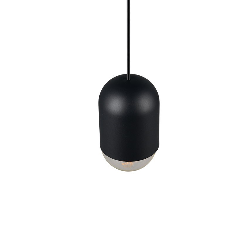 Lámpara de techo colgante Trio Nara LED negro mate 2700K 150cm R36311032