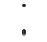 Lámpara de techo colgante Trio Nara LED negro mate 2700K 150cm R36311032