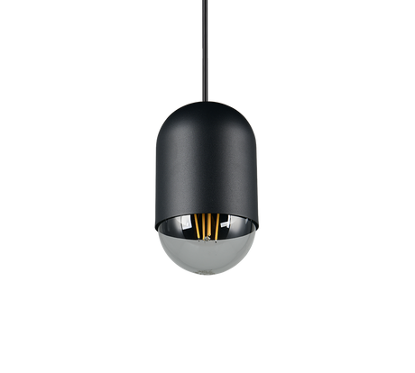 Lámpara de techo colgante Trio Nara LED negro mate 2700K 150cm R36311032