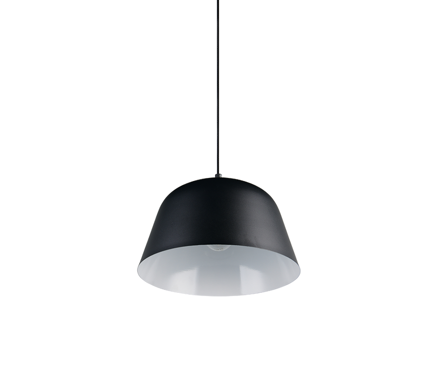 Lámpara de techo colgante Trio Tova LED negro mate 2700K 150cm R36411032