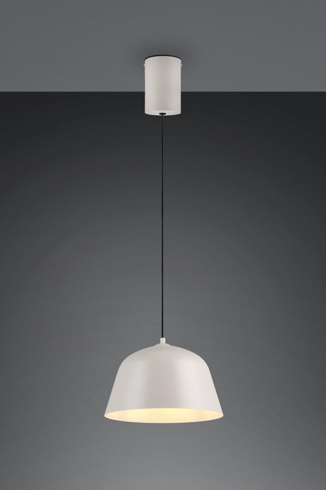 Lámpara de techo colgante Trio Tova LED gris cálido 2700K 150cm R36411076
