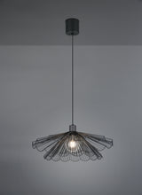 Lámpara de techo colgante Trio Margarita LED negro mate 2700K 150cm R36431532