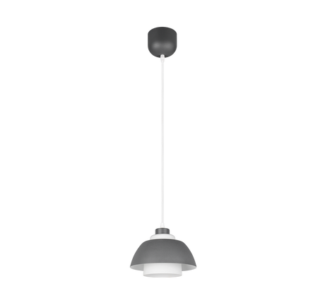 Lámpara de techo colgante Trio Tilos LED antracita 2700K 150cm R36501042