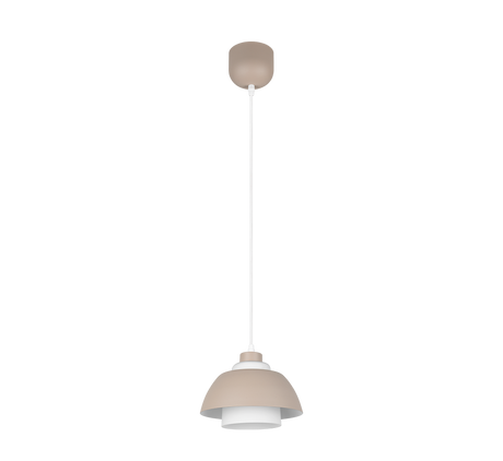 Lámpara de techo colgante Trio Tilos LED warm beige 2700K 150cm R36501043